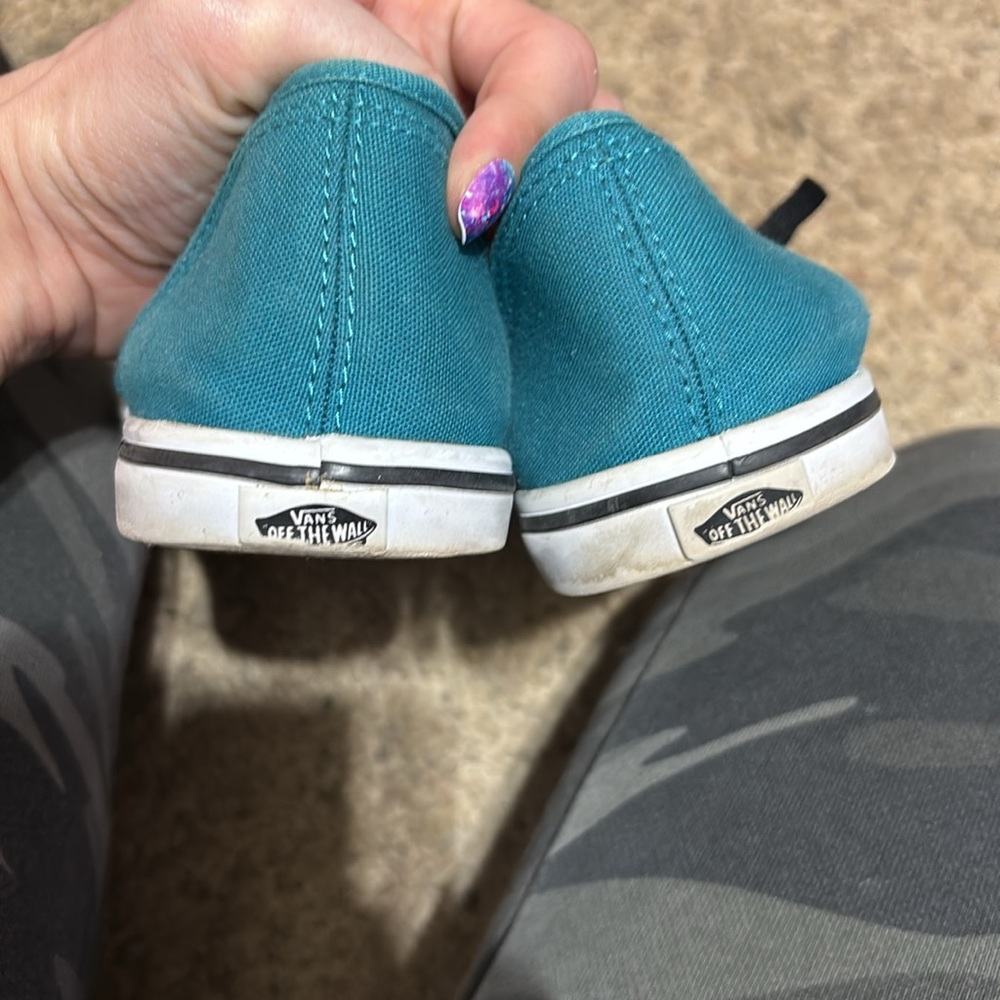 Turquoise vans. - Picture 3 of 3